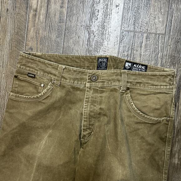 KUHL - MEN'S 35 X 32 - ERGONOMICALLY DESIGNED FIT FREE RYDE WAIST RYDR PANTS - Picture 2 of 8